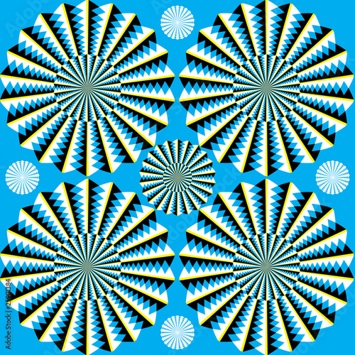 Five Phantoms  (motion illusion)