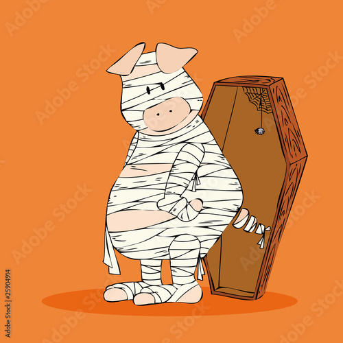 Fotografia Halloween Mummy.