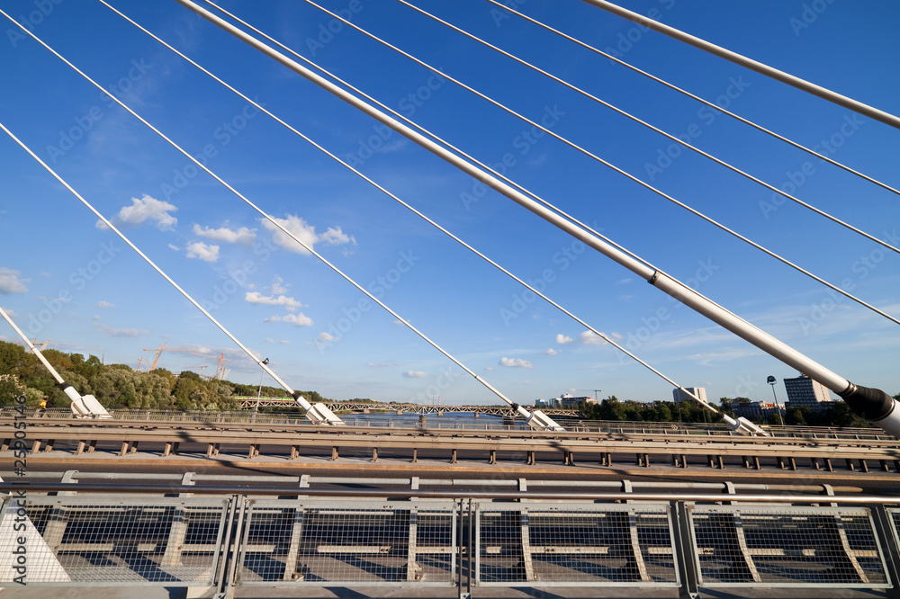 Naklejka premium Modern Bridge Abstract Architecture