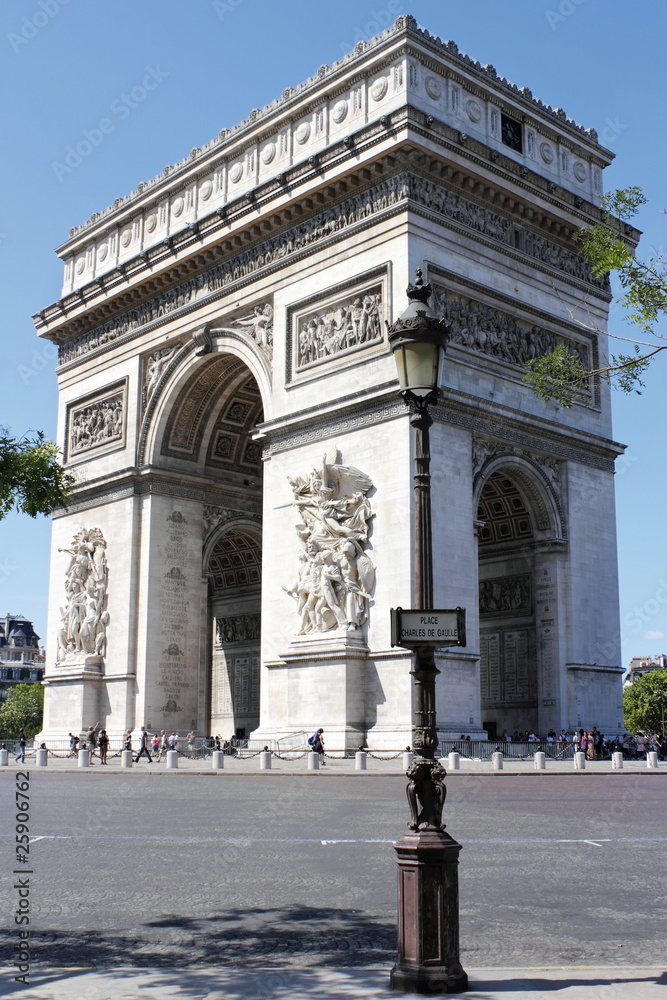 Naklejka premium Arc de Triomphe