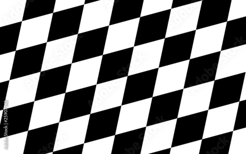 the finishing flag