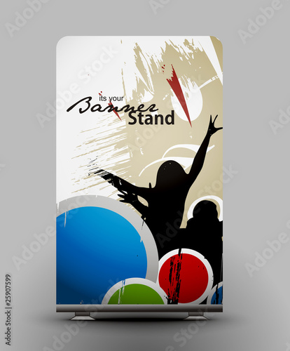 stand banner template photo