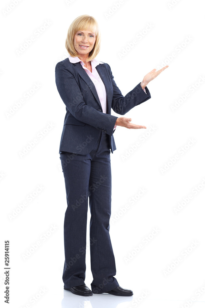 presenting business woman presenting business woman
