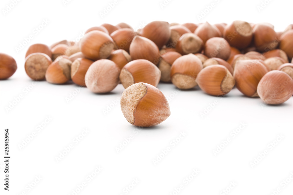 haselnuts isolated