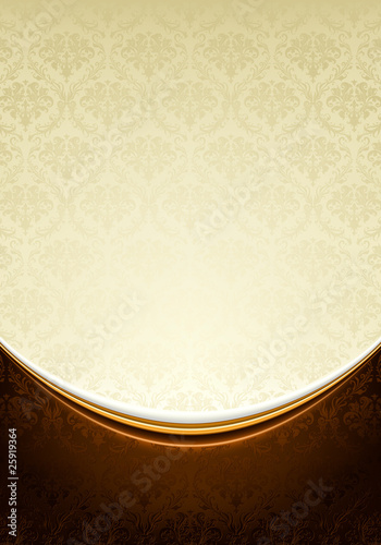 Luxury yellow and brown Background