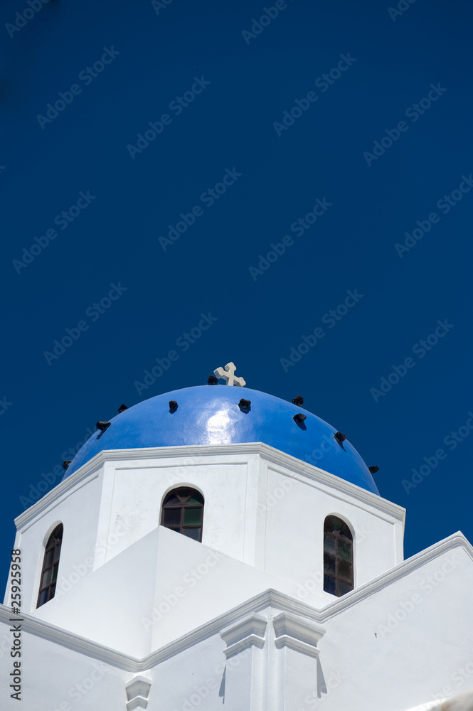Church bells on Santorini island