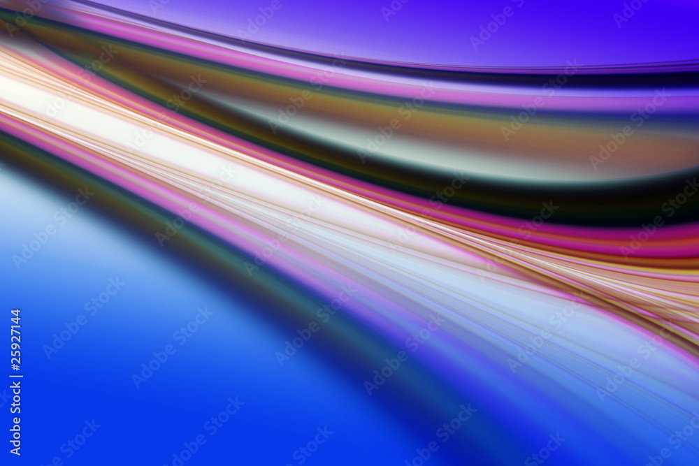 Geschwungene farbige Streifen mit Platz für Text