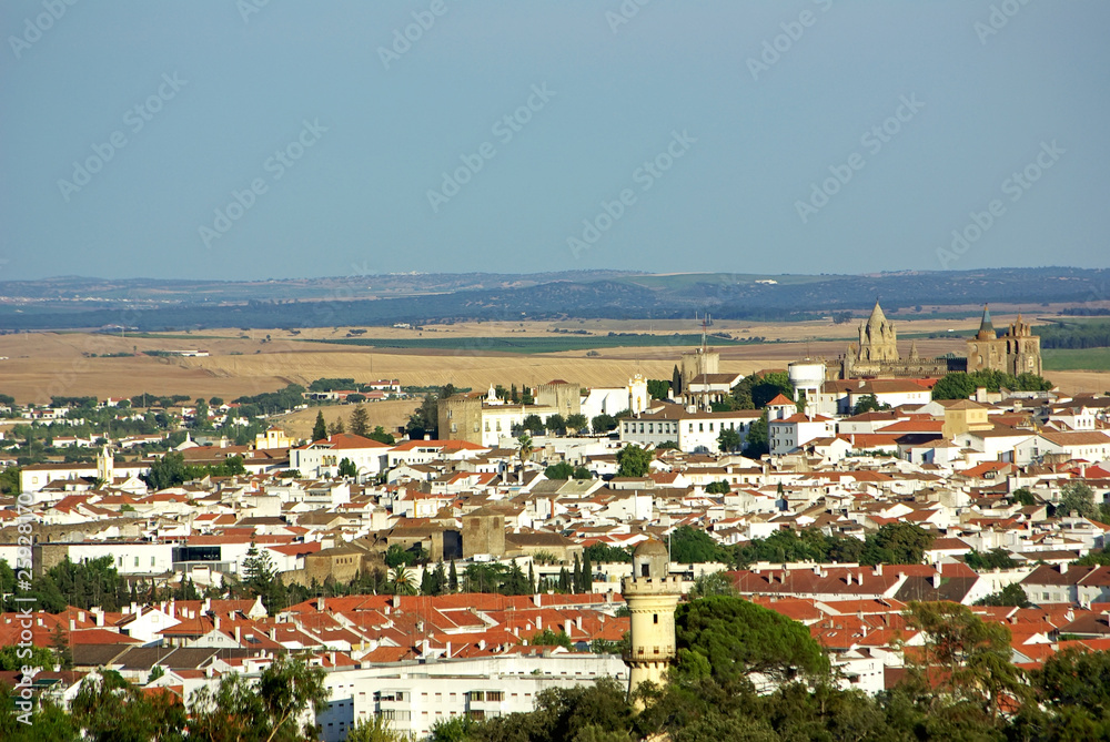 Landscape of Evora, Portugal.