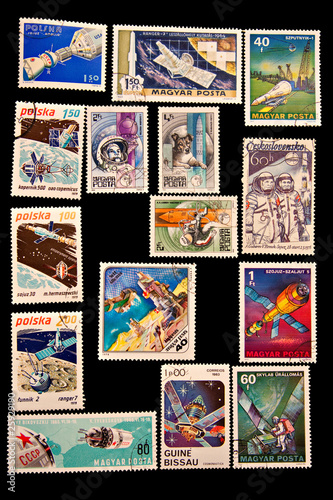 space postage stamps