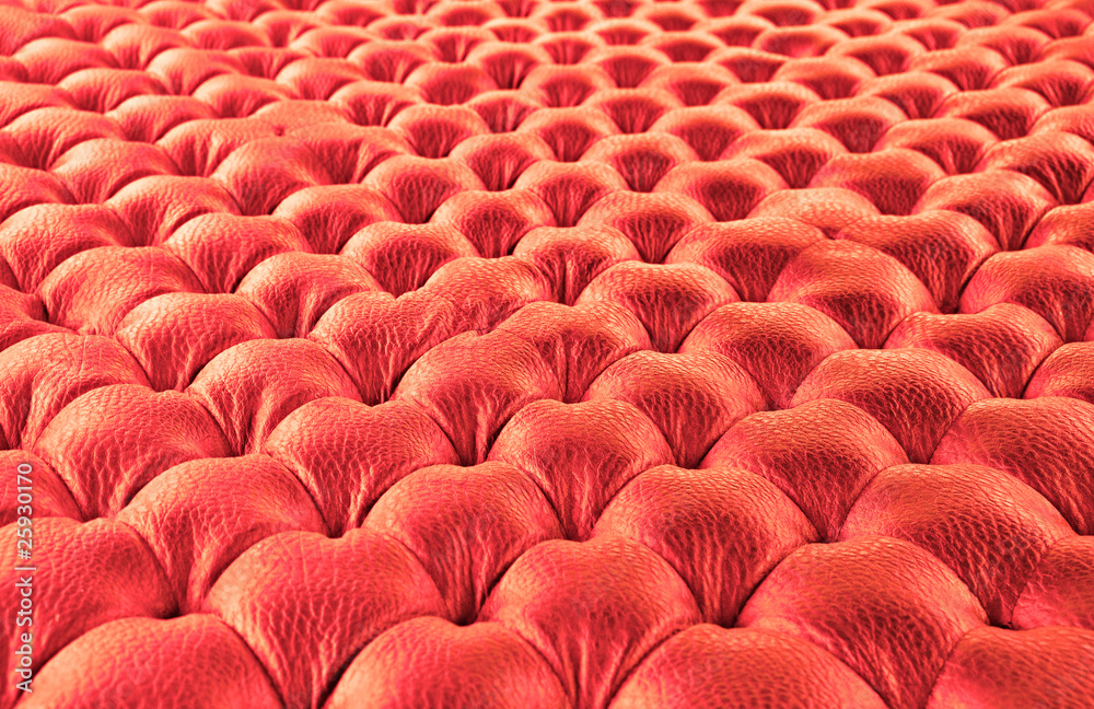 Obraz premium Red leather casing, texture