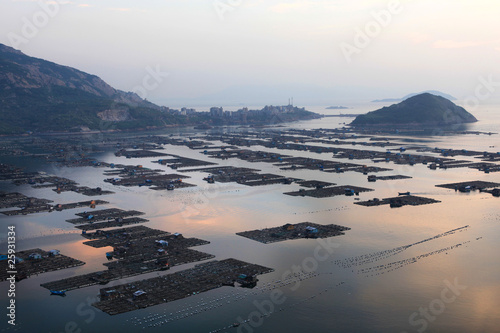 福建连江海上渔村