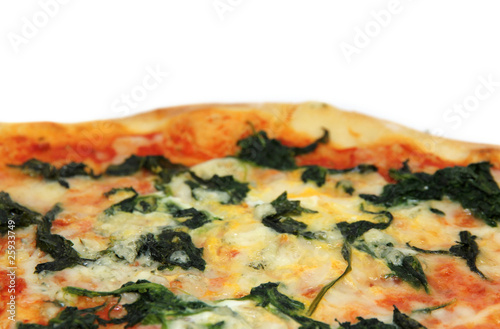 Pizza slice close-up