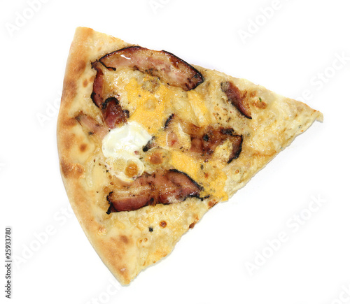 Pizza slice close-up