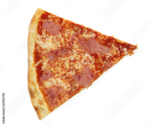 Pizza slice close-up