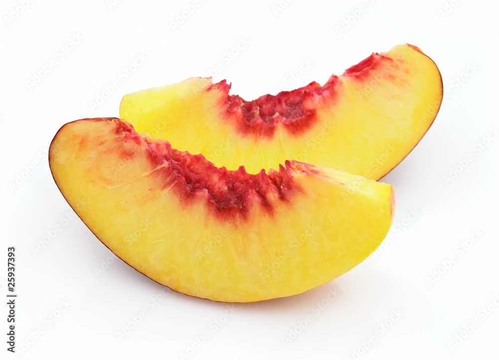 Peach slices Peach slices