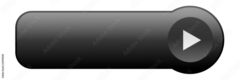 BLANK Web Button (template click here internet go search black)