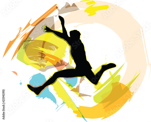 Jumping man