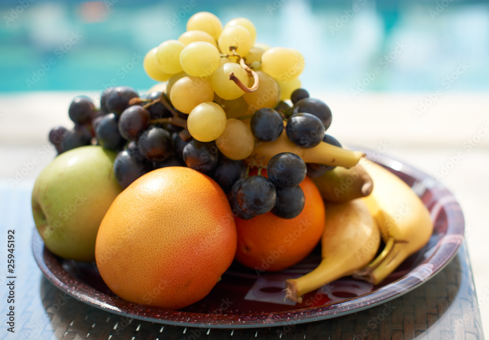 Ripe fresh fruits