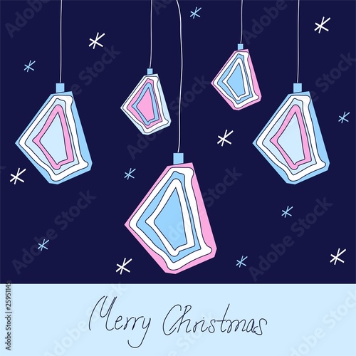 Abstract christmas design