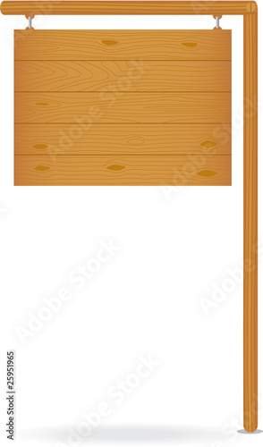 wood sign