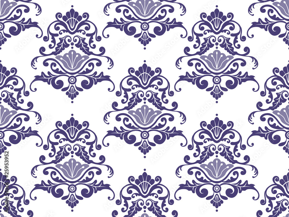 Seamless Damask Pattern Seamless Damask Pattern