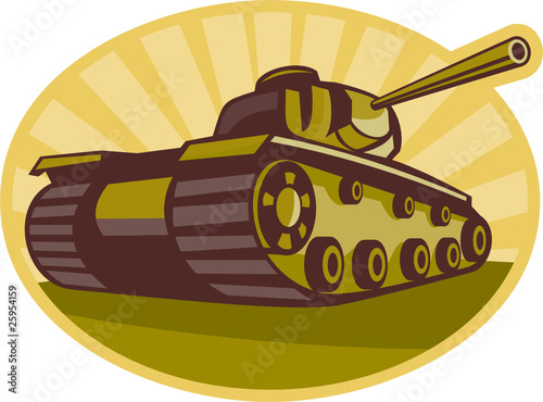 World war two Battle tank