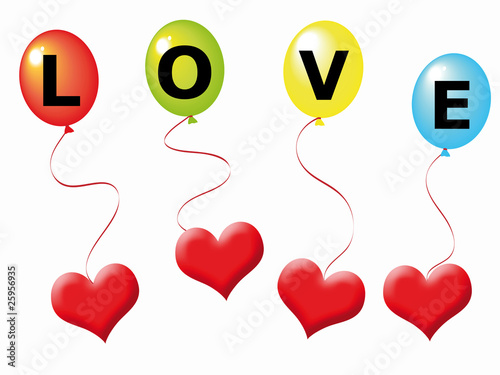 Cuori e palloncini