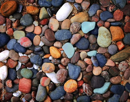 colorful pebble stone