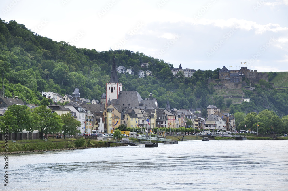 Sankt Goar and Castle Rheinfels - Upper Middle Rhine Valley