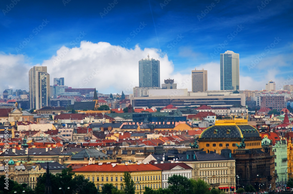 Fototapeta premium Prague. View from Hradcany