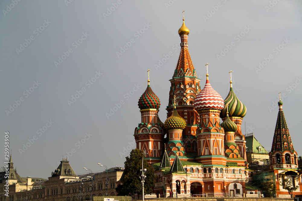 St Basil's Church on the Red Square in Moscow