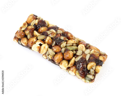 Trail mix energy bar