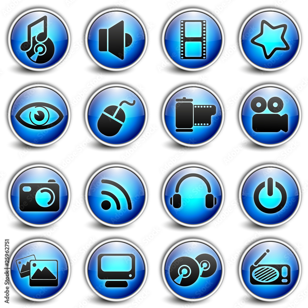 multimedia Blue Button