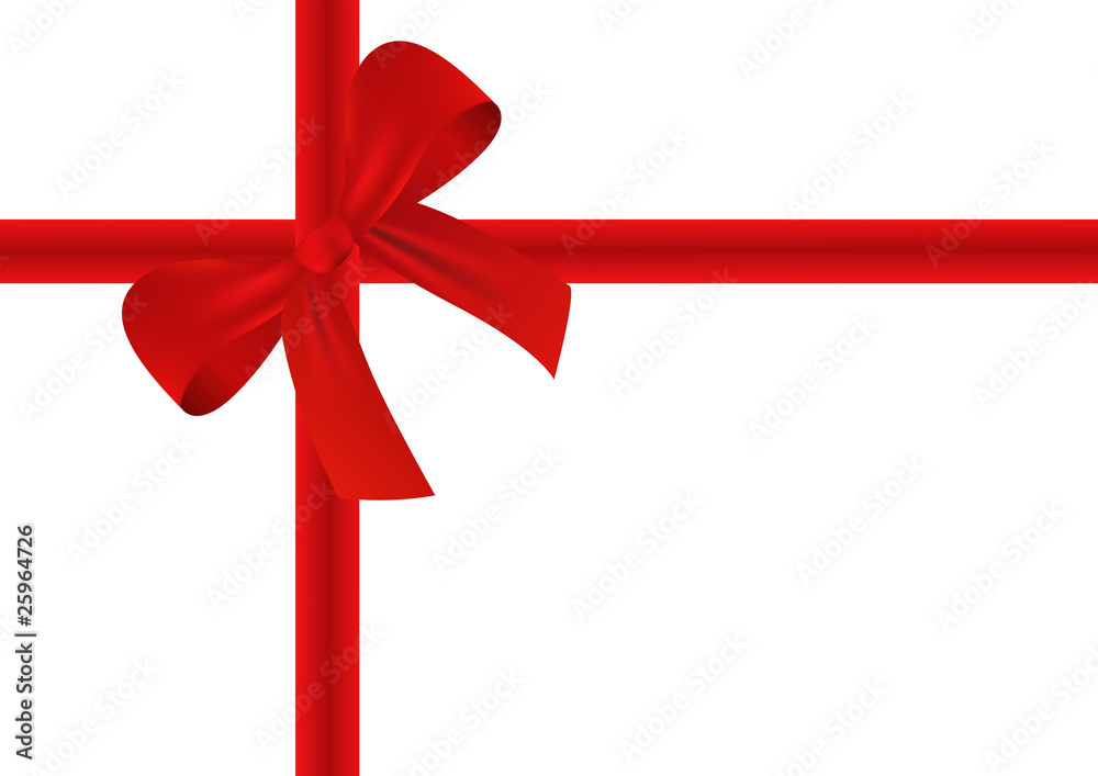 Red Gift Bow