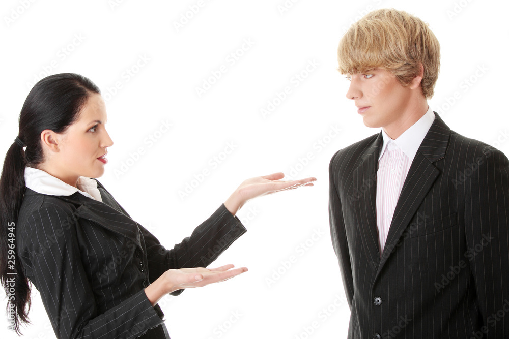 Work Colleagues arguing Work Colleagues arguing