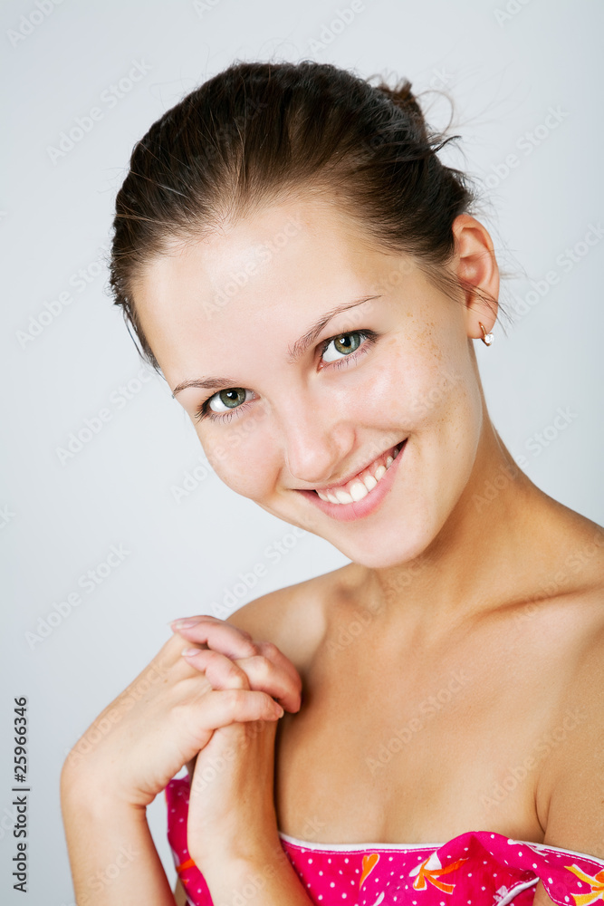 Portrait of smiling woman