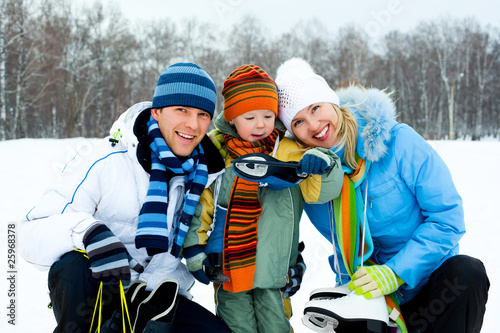 family ice skating