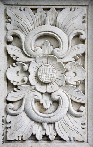 Bali stone carving