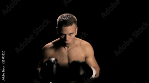 Boxer Gets Mouthpiece (medium) photo