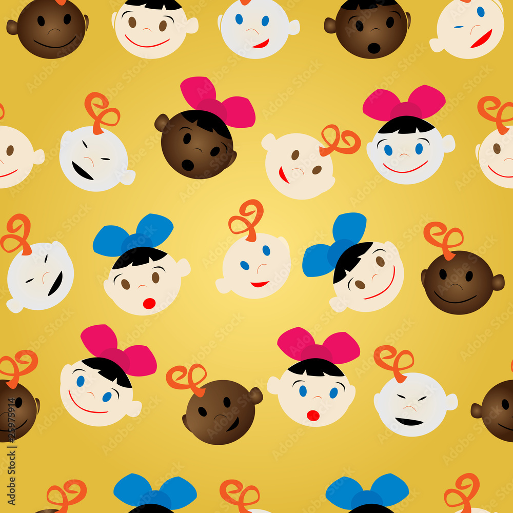 newborn faces pattern