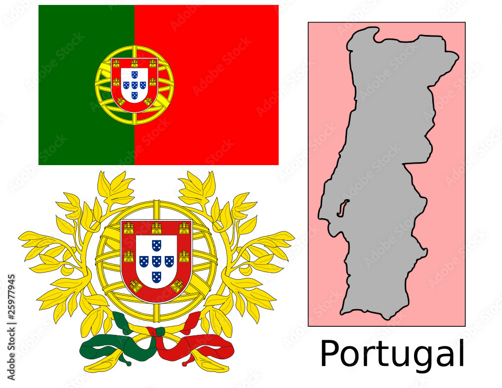 Flag of Portugal Map National flag, map, flag, leaf, national Emblem png