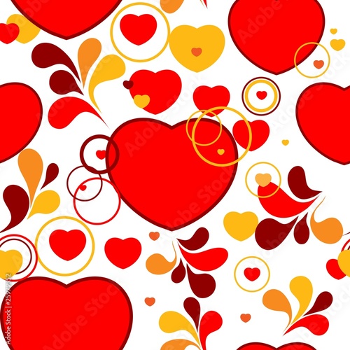 Seamless valentine pattern