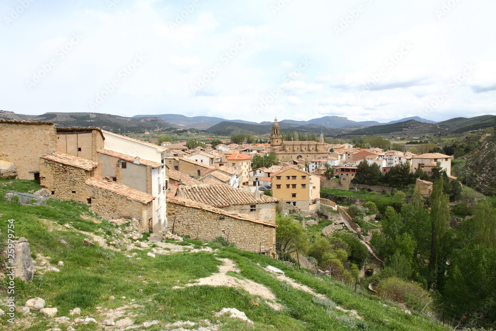 Rubielos de Mora  village, Teruel province, Spain