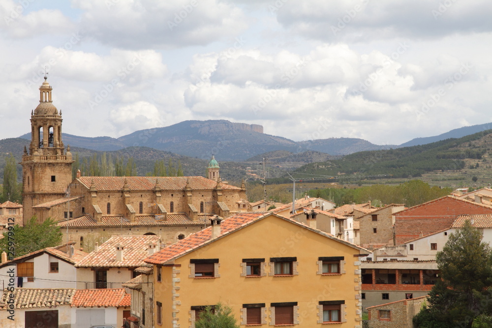 Rubielos de Mora  village, Teruel province, Spain