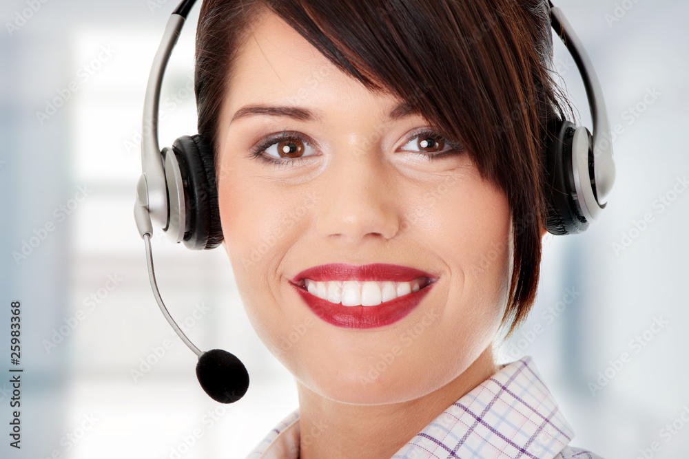 Call center woman Call center woman
