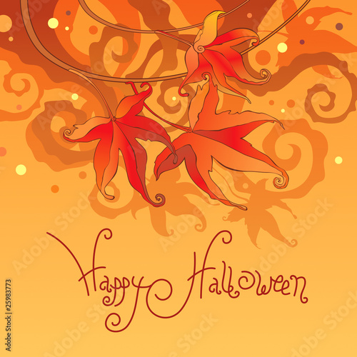 background with leaves