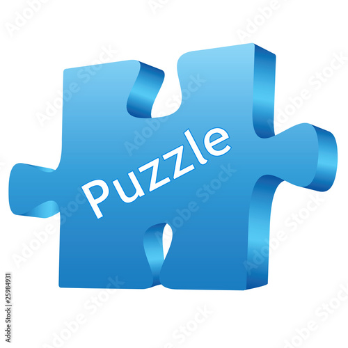 Puzzle blue