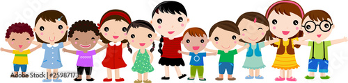cute group of children