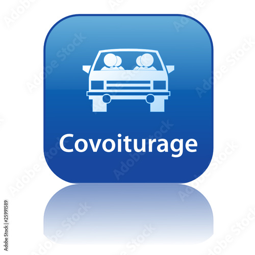 Bouton Web COVOITURAGE (environnement énergie écologie climat)