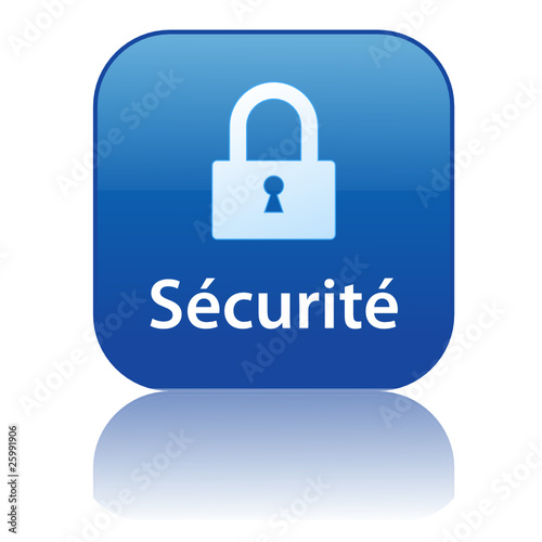 Bouton Web SECURITE (virus ok sécurité accès internet connexion)